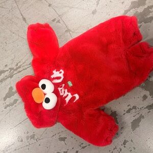 Sesame Street x KITH Red Plush Lined SNOWSUIT Jacket 0-3M ( fits like 3/6M )